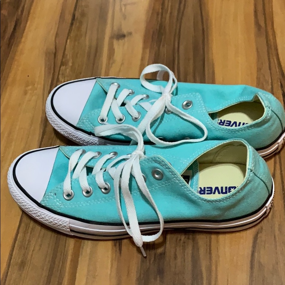 NWOT Teal Converse Shoes